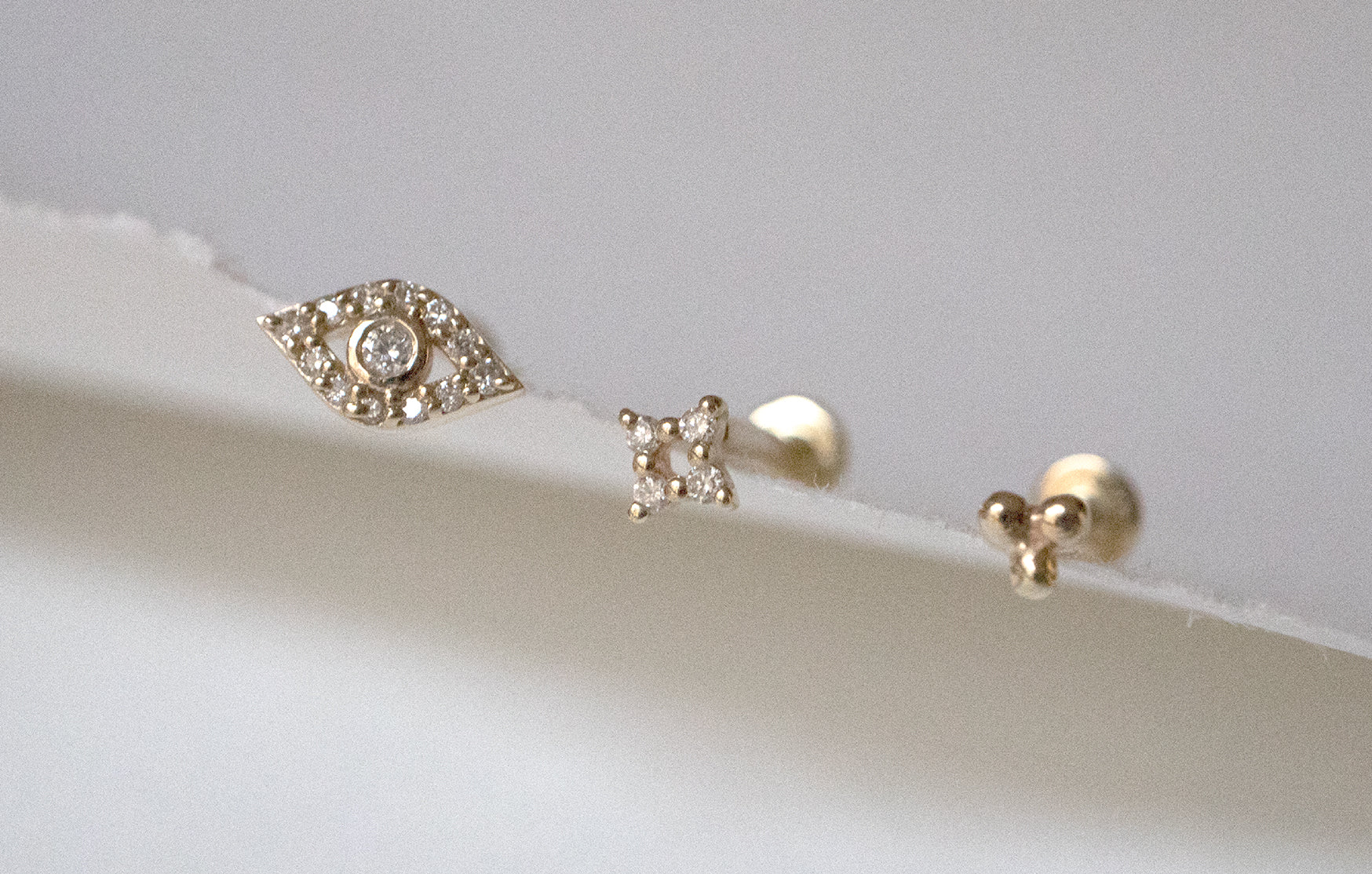 Piercings en or