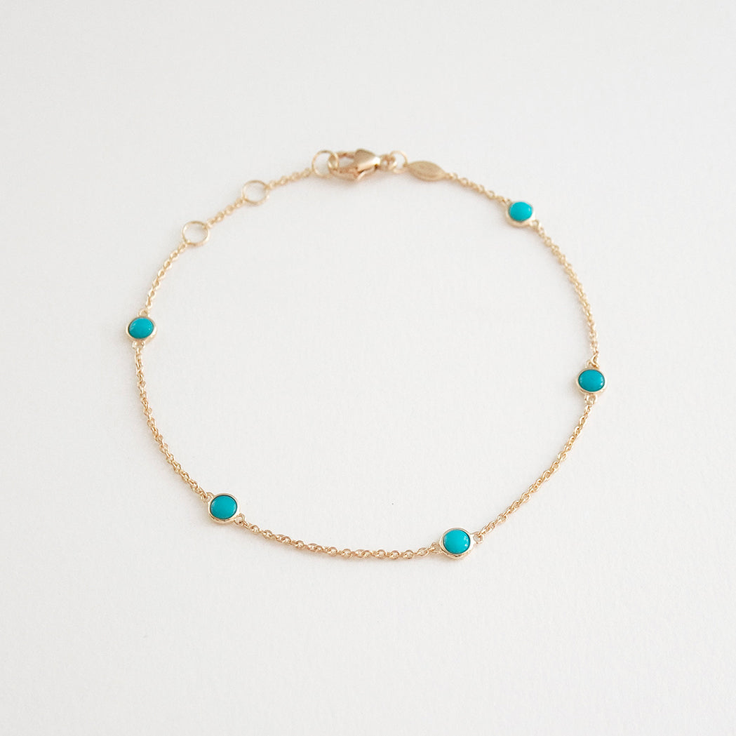 Gold & Edelsteine “Five” Armband