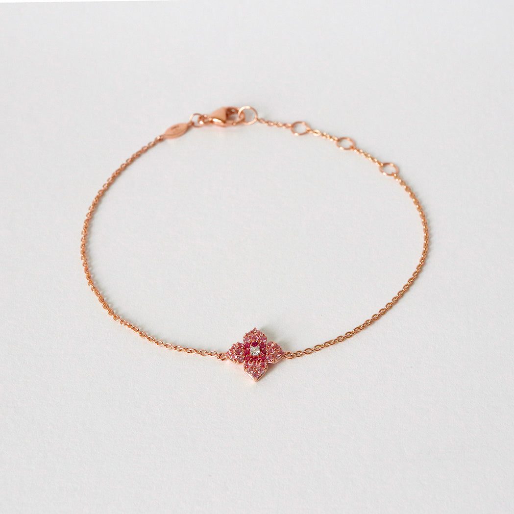 Amara Bracelet - Gold, Diamond & Pink Sapphires