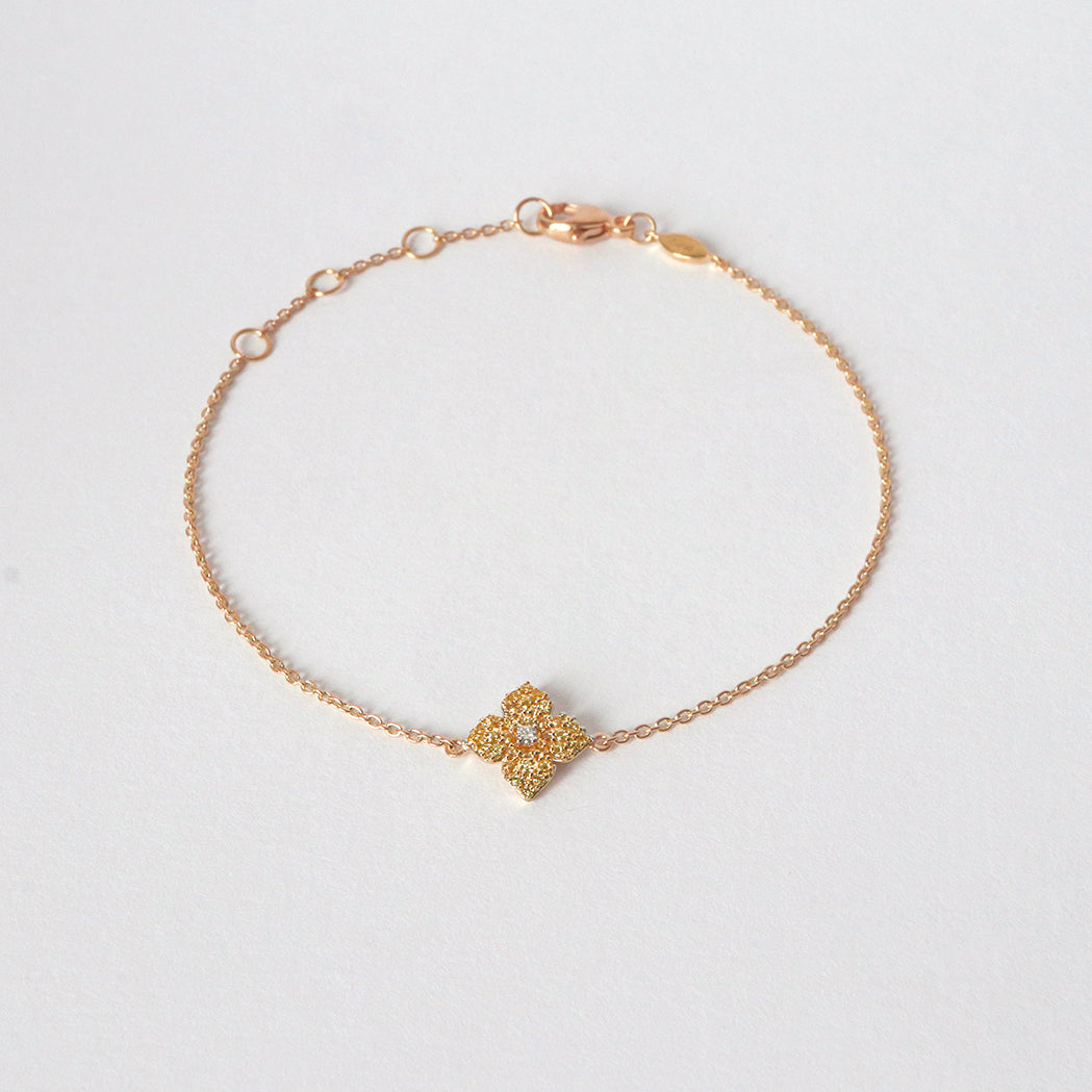Amara Bracelet - Gold, Diamond & Yellow Sapphires