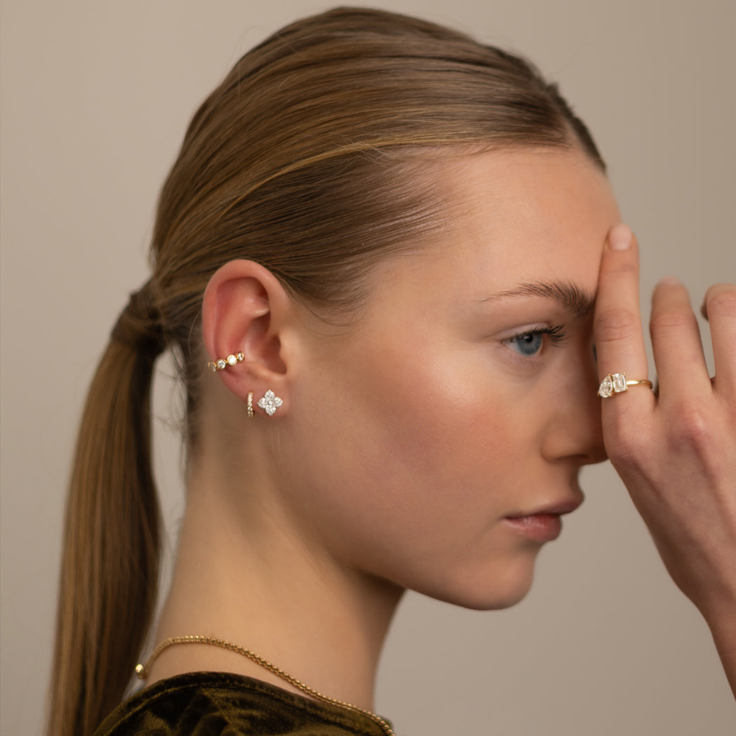 Amara Ohrringe - Gold & Diamanten