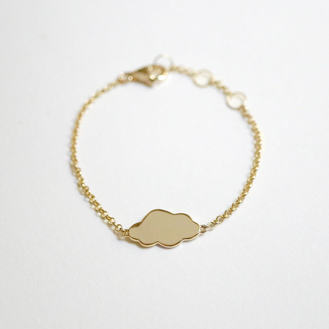 Cloud Baby Bracelet - Gold