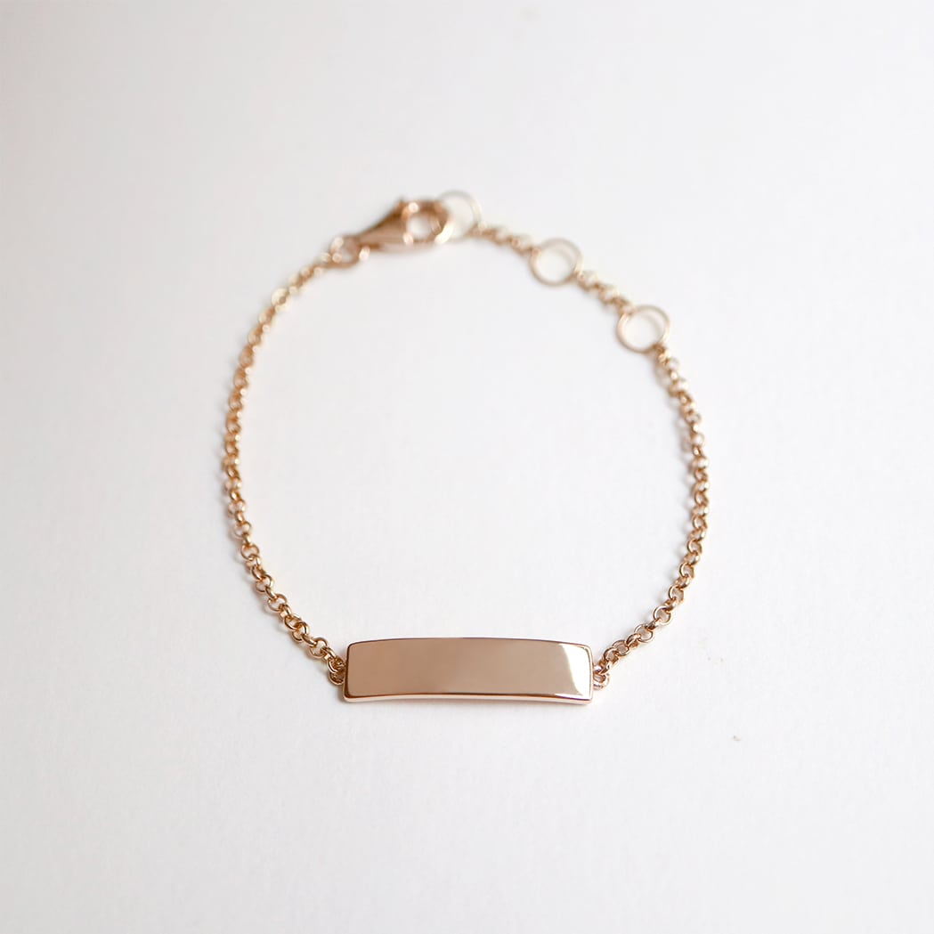 Baby Bracelet to engrave in Gold