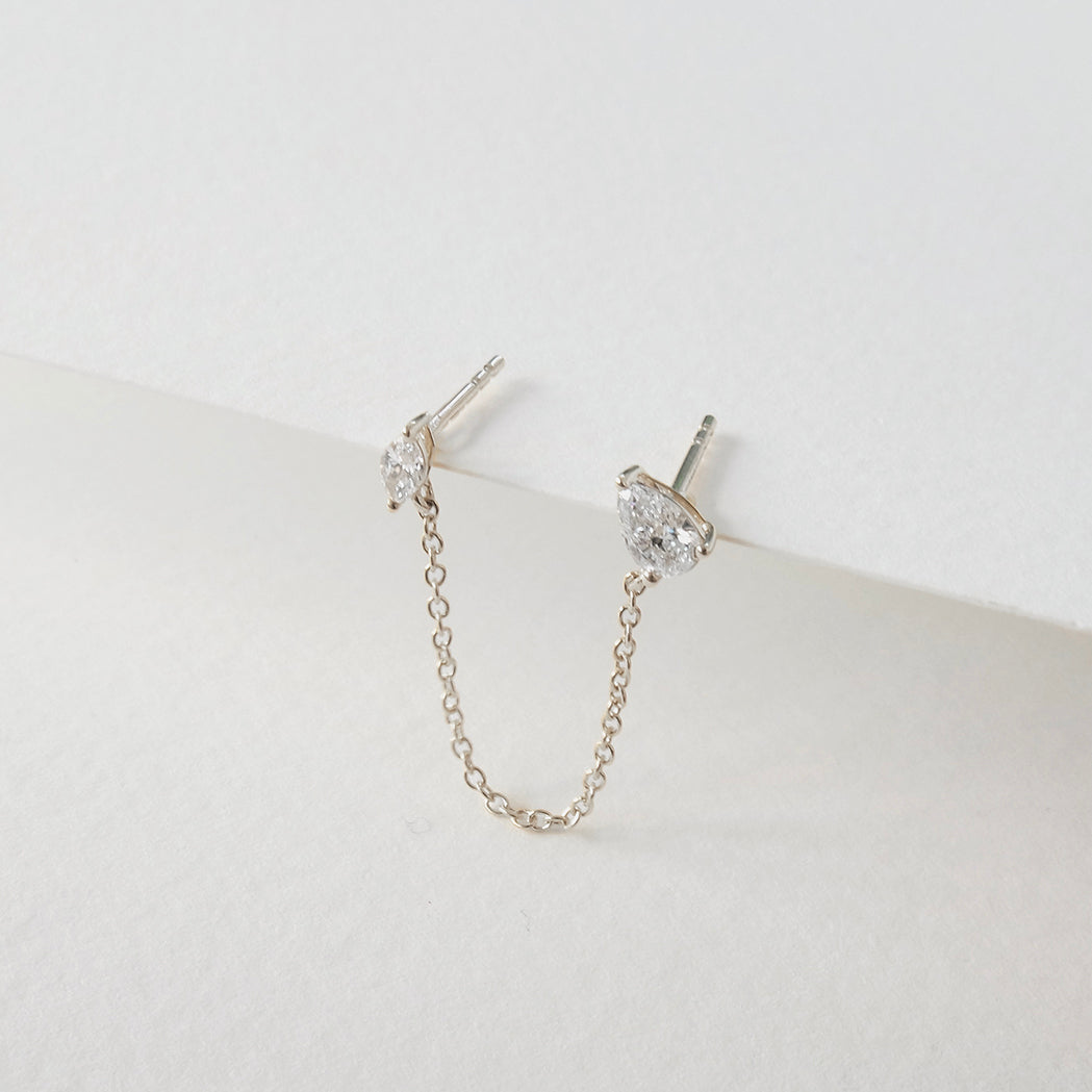 Cassandre Earring - Gold & Diamonds