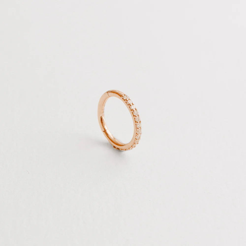 Gold & Diamanten Ray Clicker Ohr Piercing