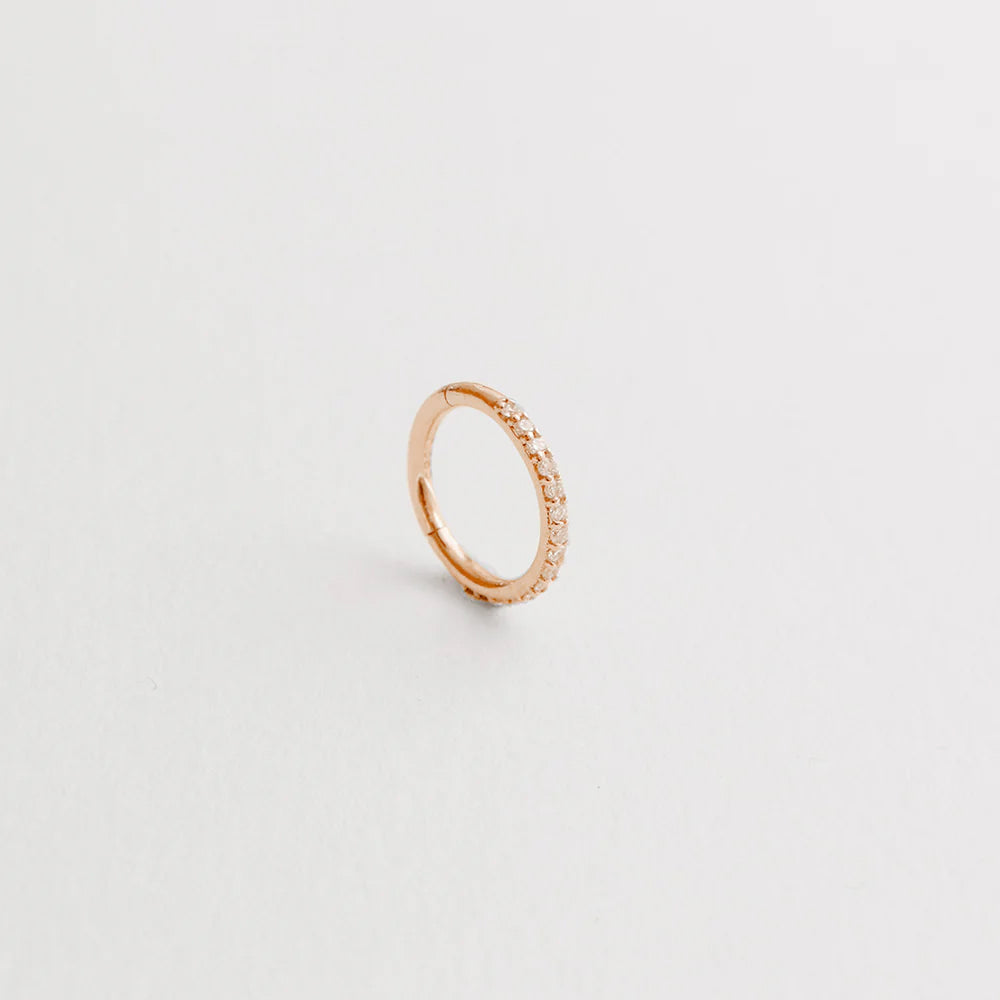 Gold & Diamanten Ray Clicker Ohr Piercing