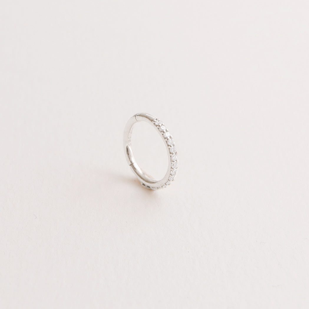 Gold & Diamanten Ray Clicker Ohr Piercing