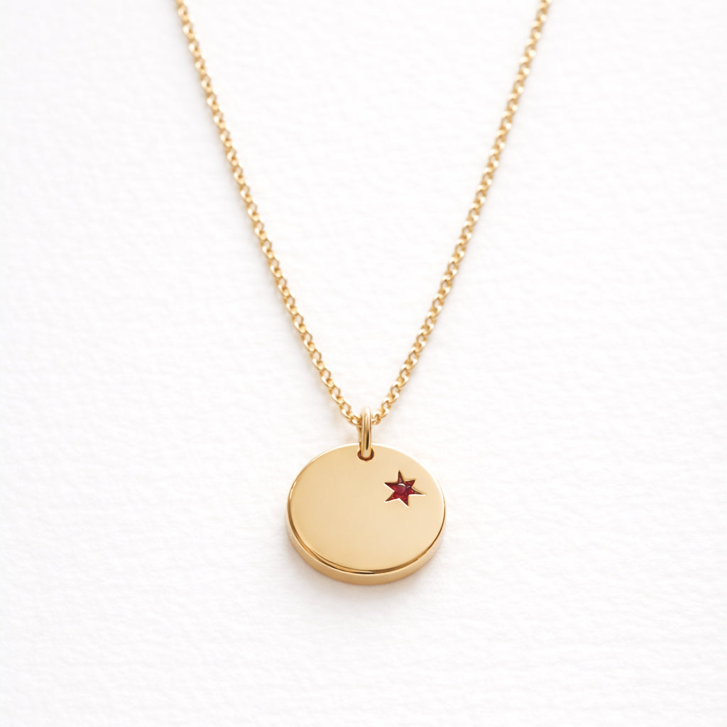 Collier Birthstone - 12 mois au choix