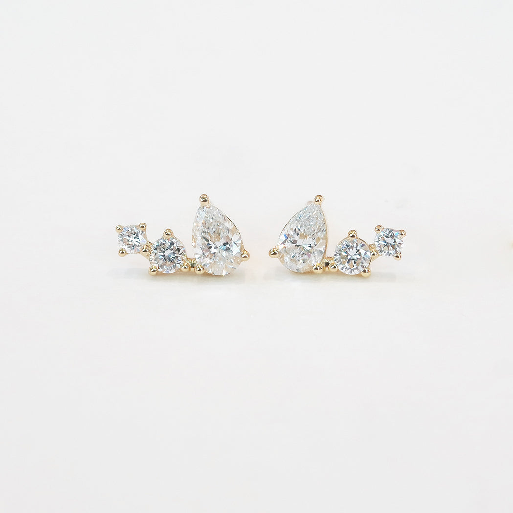 Ohrringe Cosmos – Gold & Diamanten