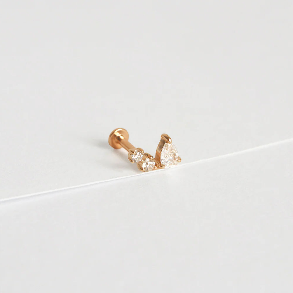 Piercing d'Oreille Cosmos - Or & Diamants