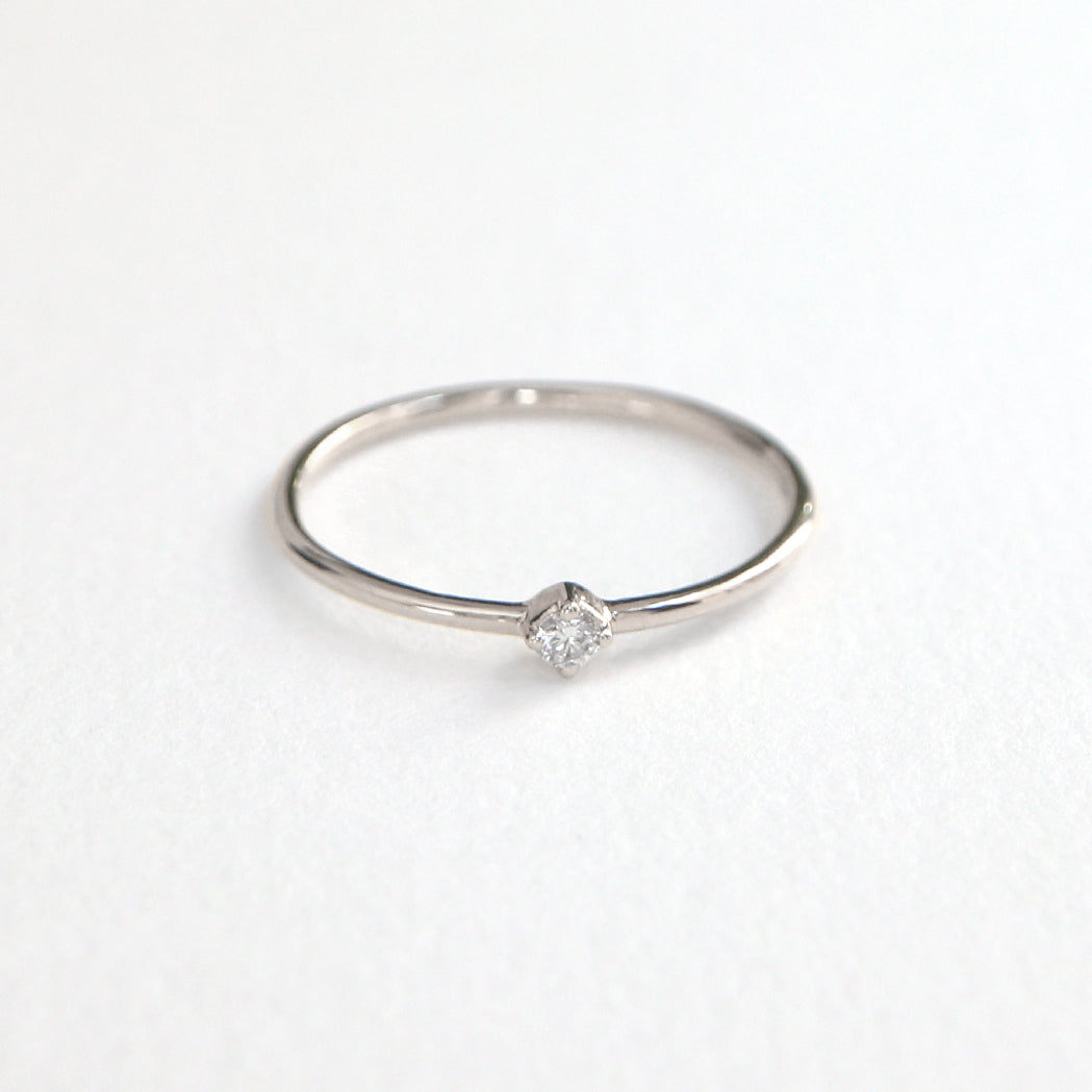 Crush-Ring aus Gold und Diamant