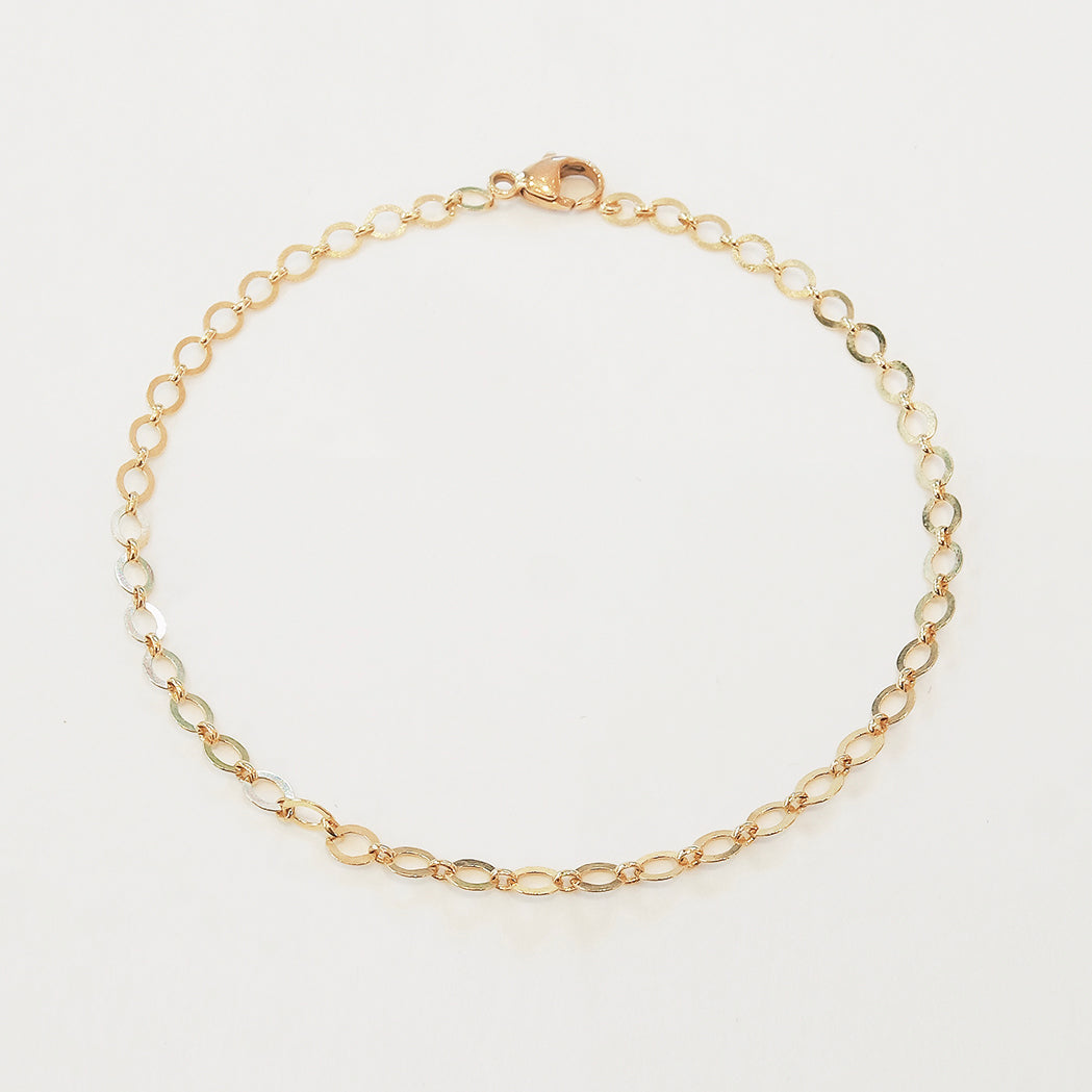 Infinity Bracelet in Gold – Chain of Your Choice