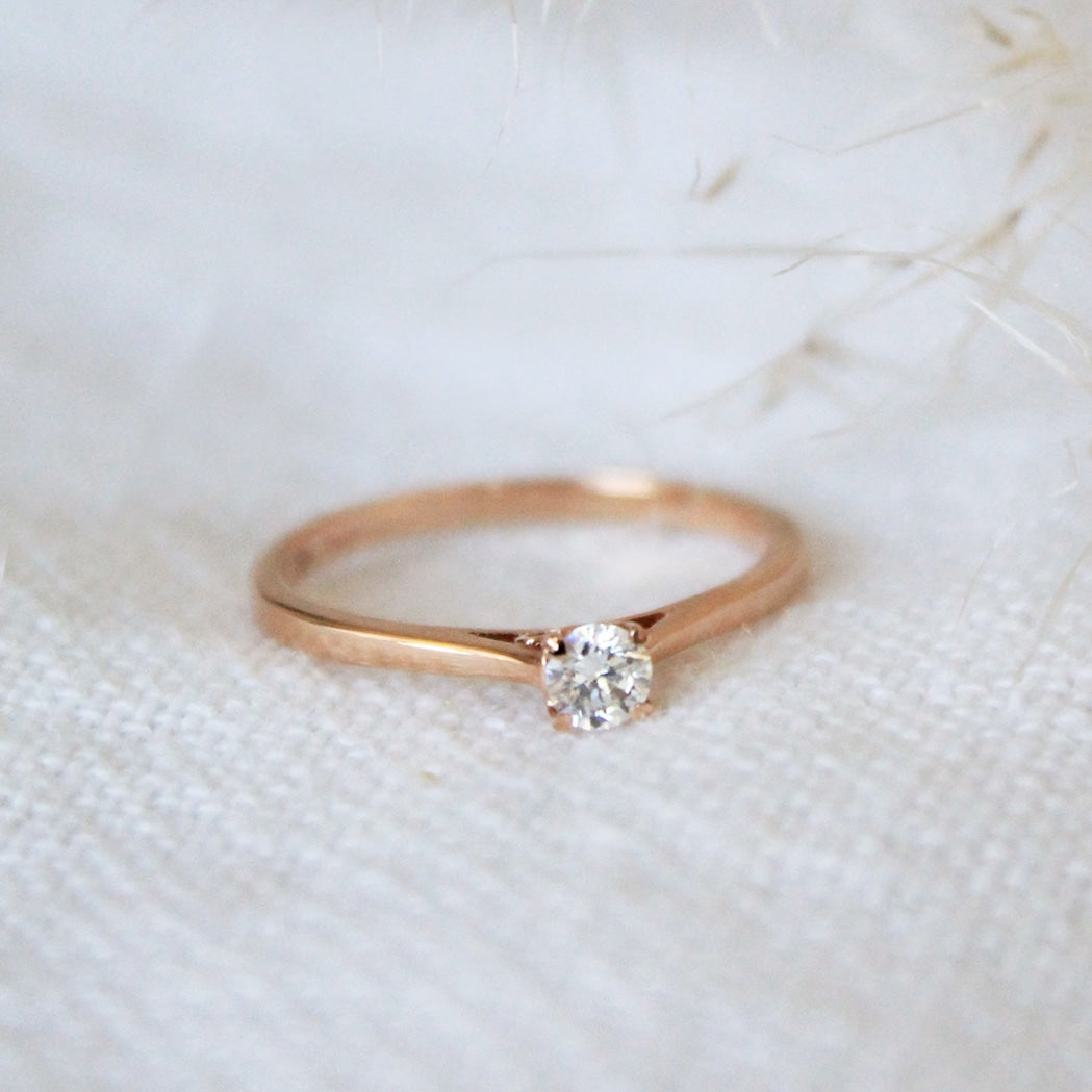Bague Solitaire Or & Diamant