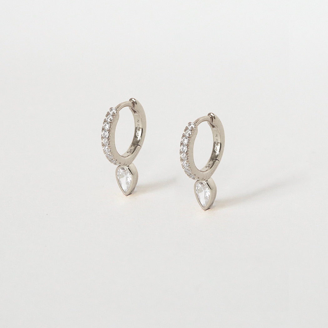 Drop Hoop Earrings