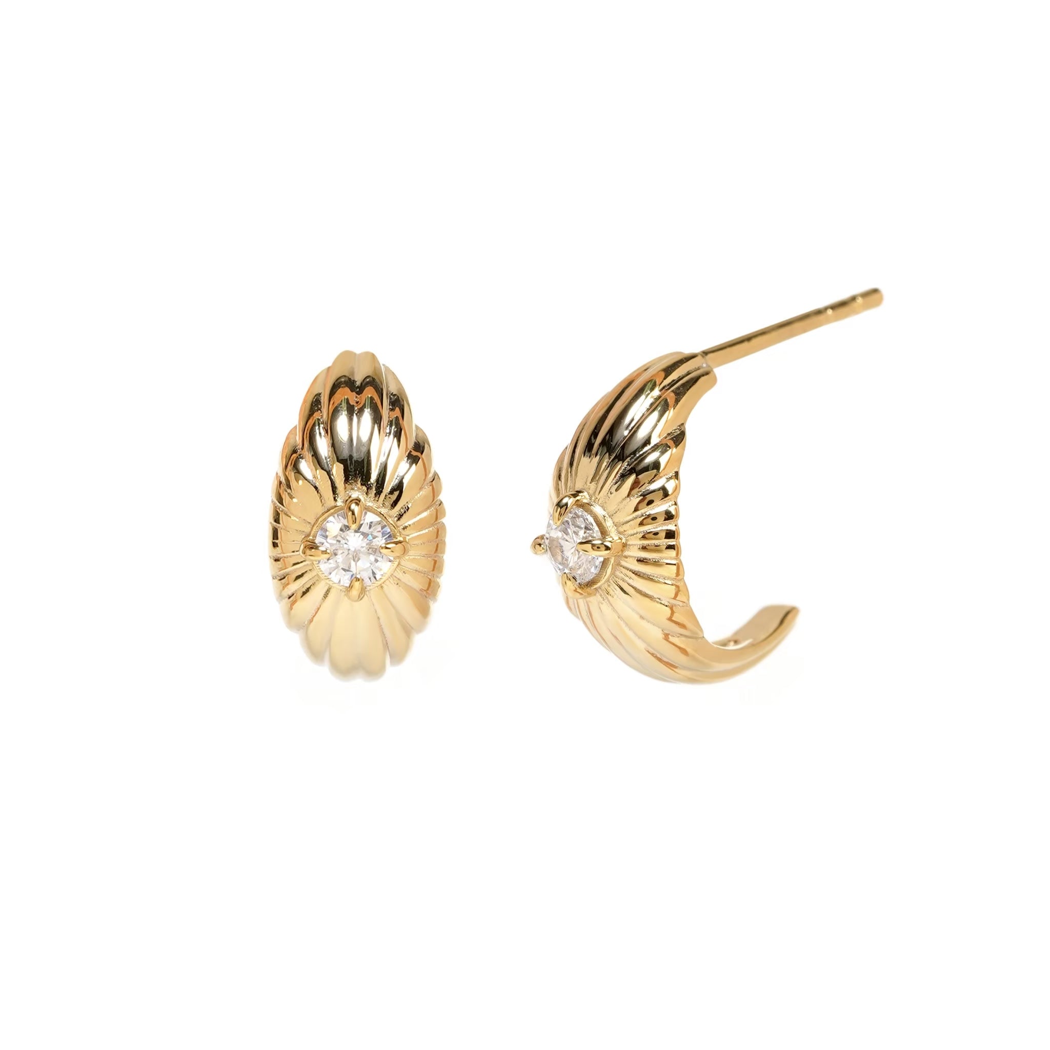 Boucles d'Oreilles Créoles Echo - Small