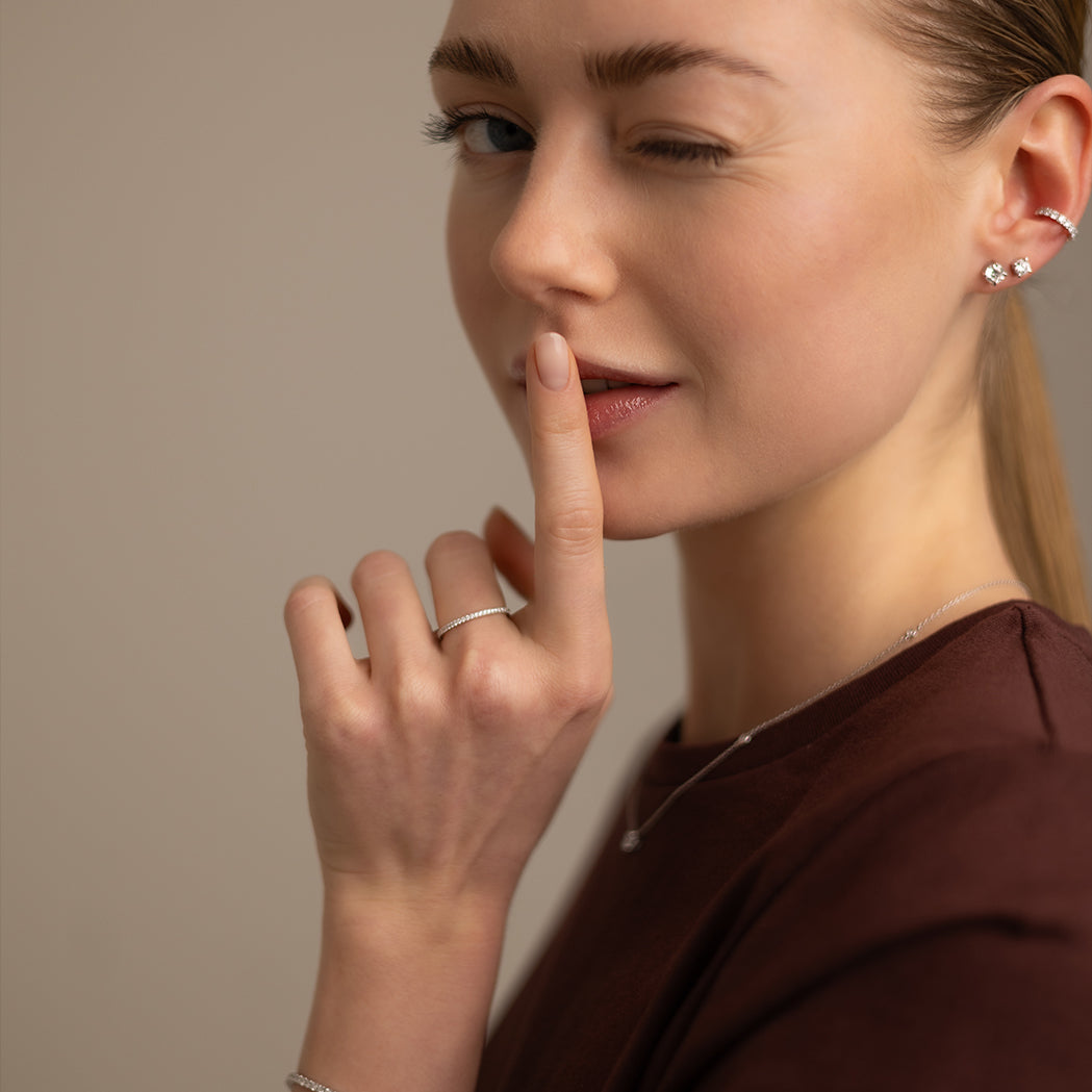 Ring Eternity - Gold & Diamanten 0.25 ct - Full Set