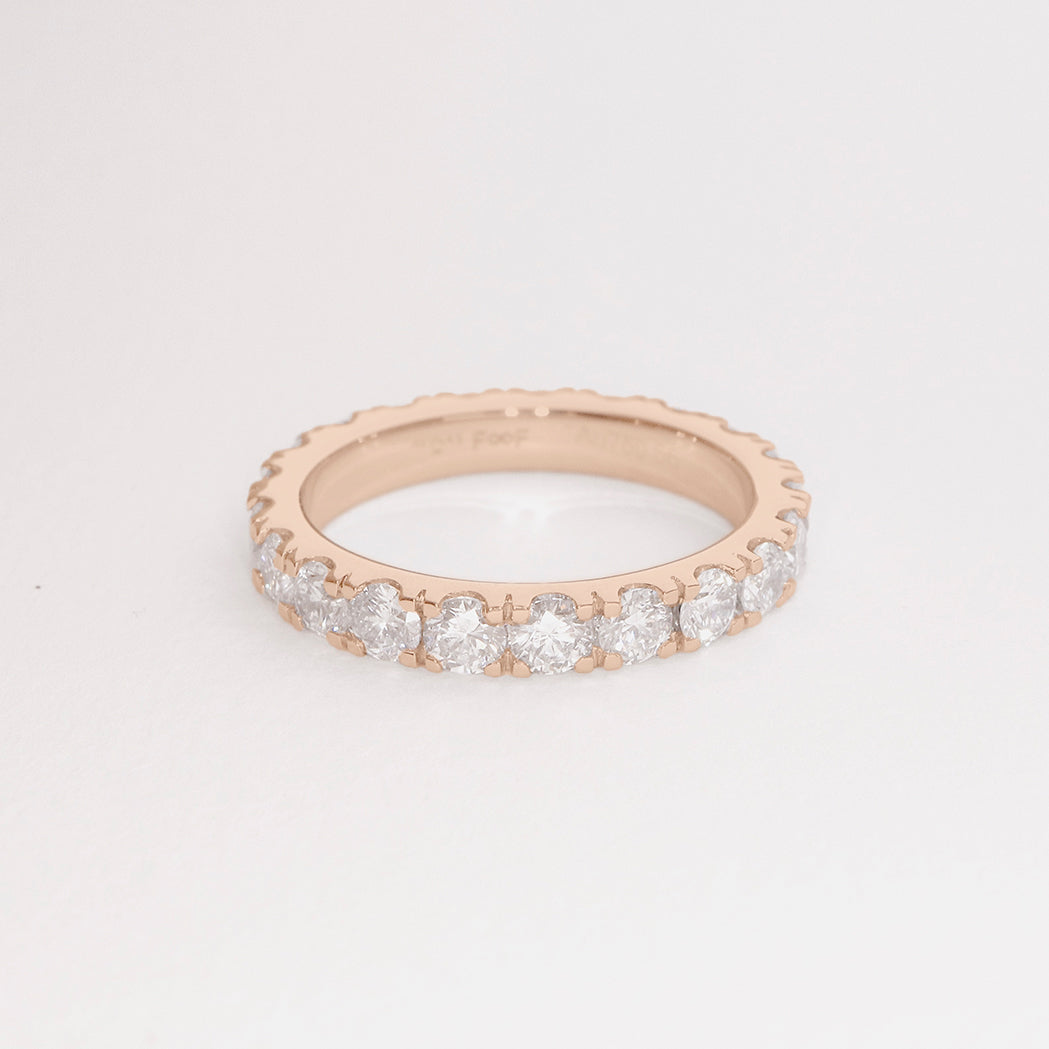 Eternity Ring - Gold & Diamonds 2.27 ct - Full round