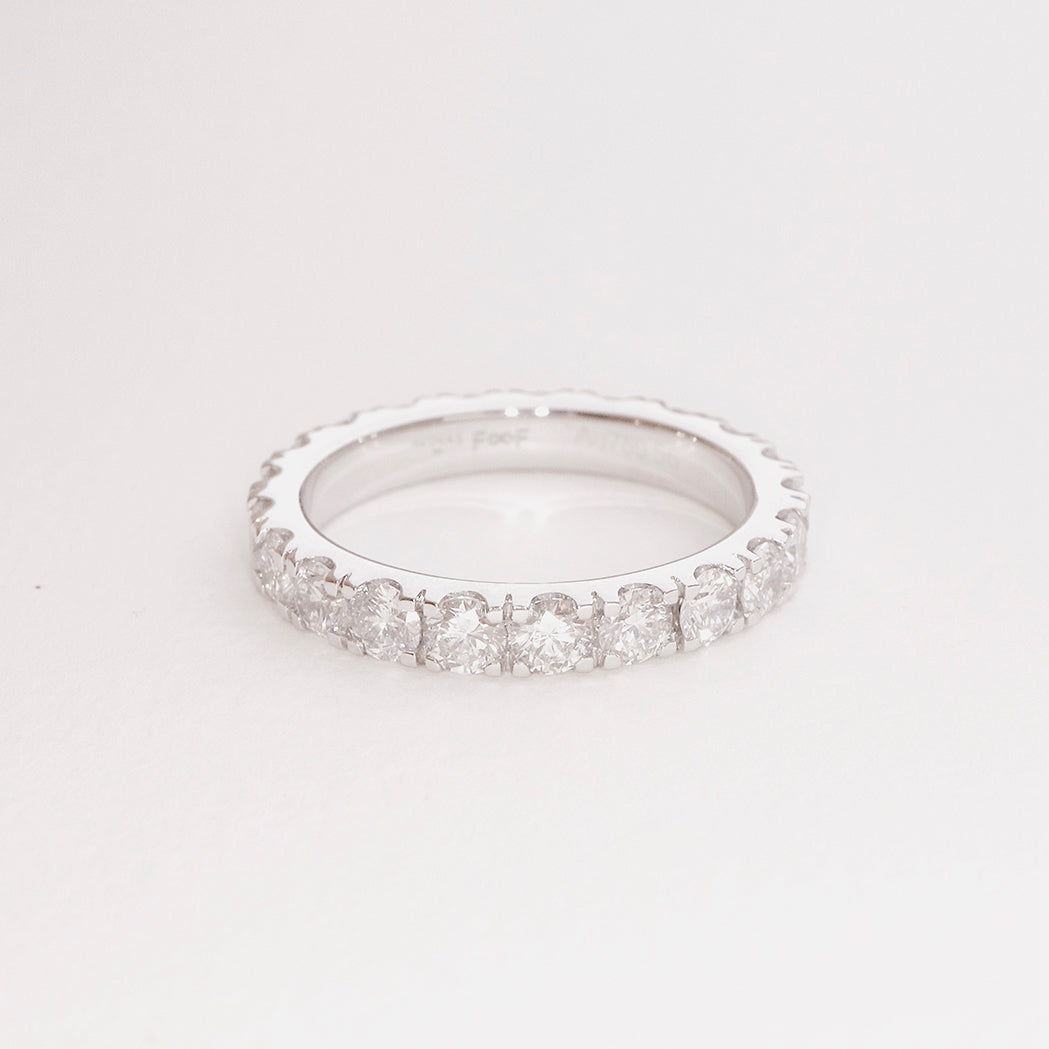 Bague Eternity - Or & Diamants 2.27 ct - Tour complet