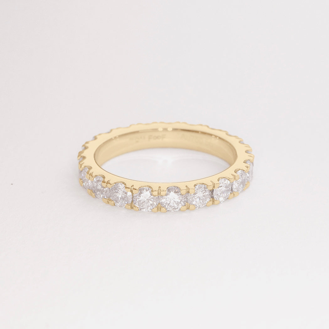 Eternity Ring - Gold & Diamonds 2.27 ct - Full round