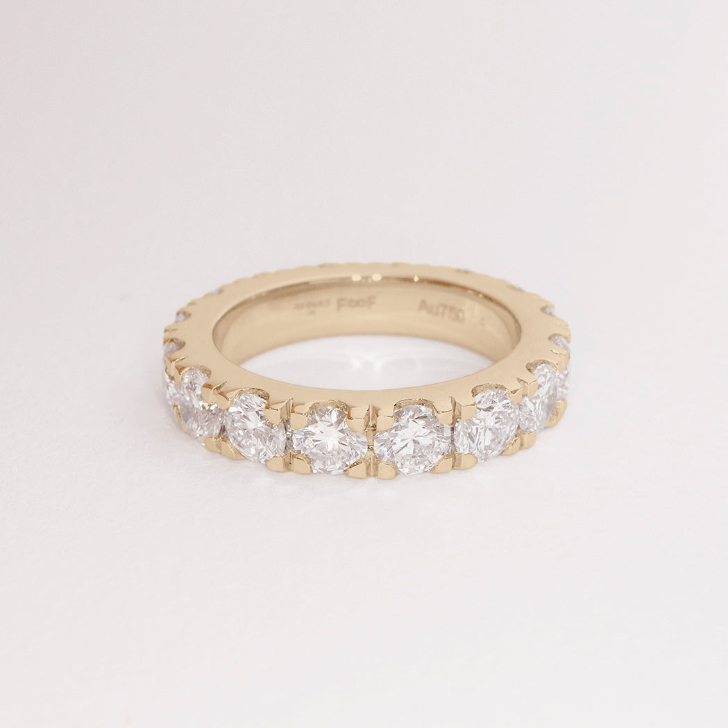 Ring Eternity - Gold & Diamanten 4 ct - Full Set