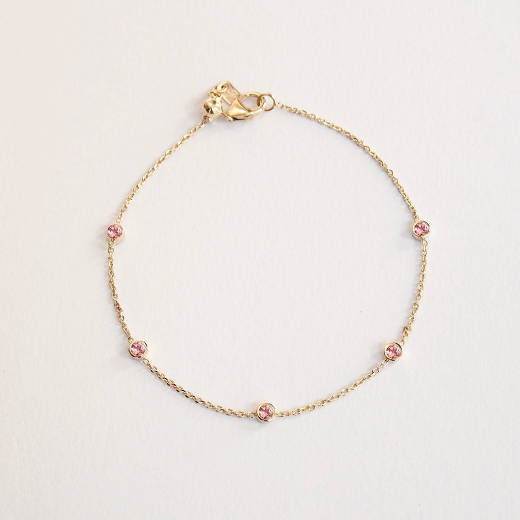 Gold & Edelsteine “Five” Armband