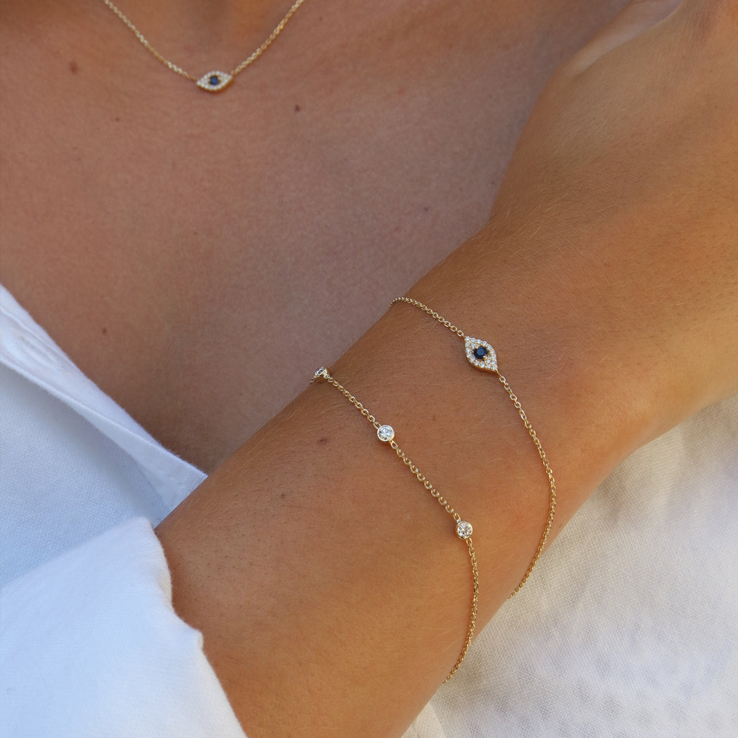 Gold & Diamanten "Five" Armband