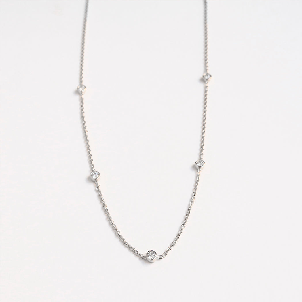 Gold & Diamanten “Five” Halskette