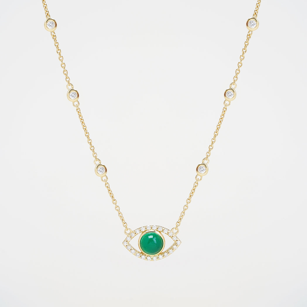 Fortuna Necklace - Chalcedony