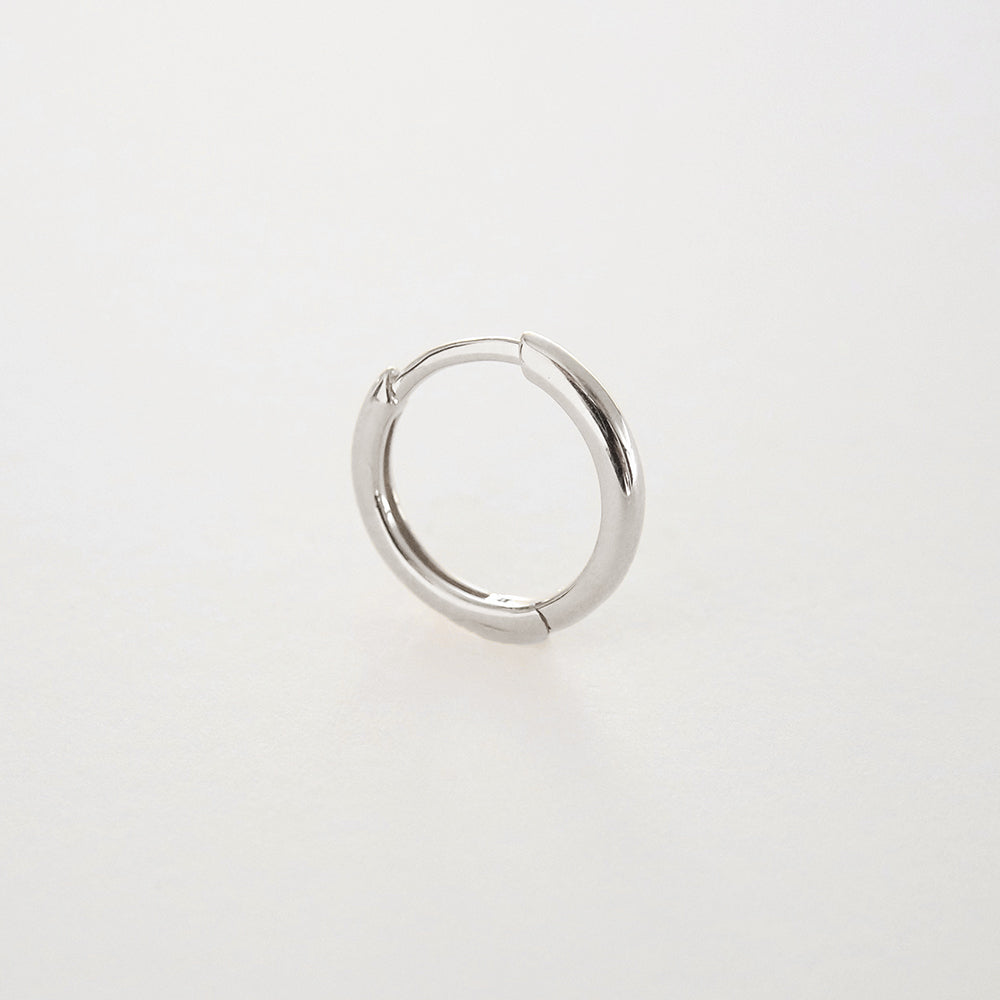 Single Gold Classic Hoop - 10 mm