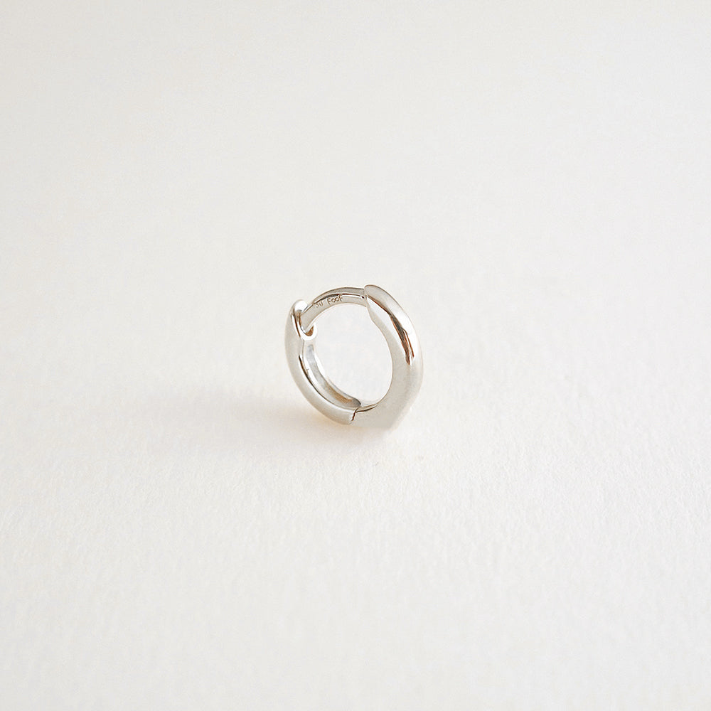 Single Gold Classic Hoop - 6 mm