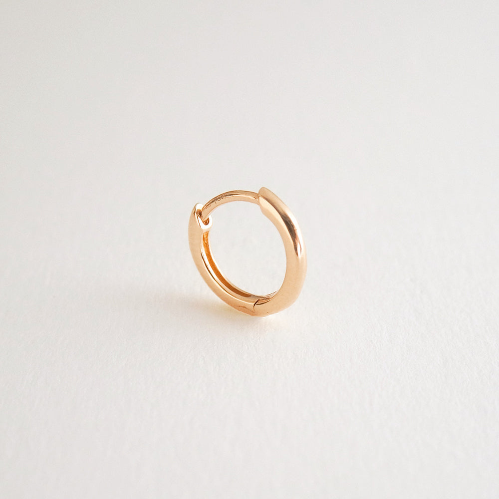 Single Gold Classic Hoop - 7 mm