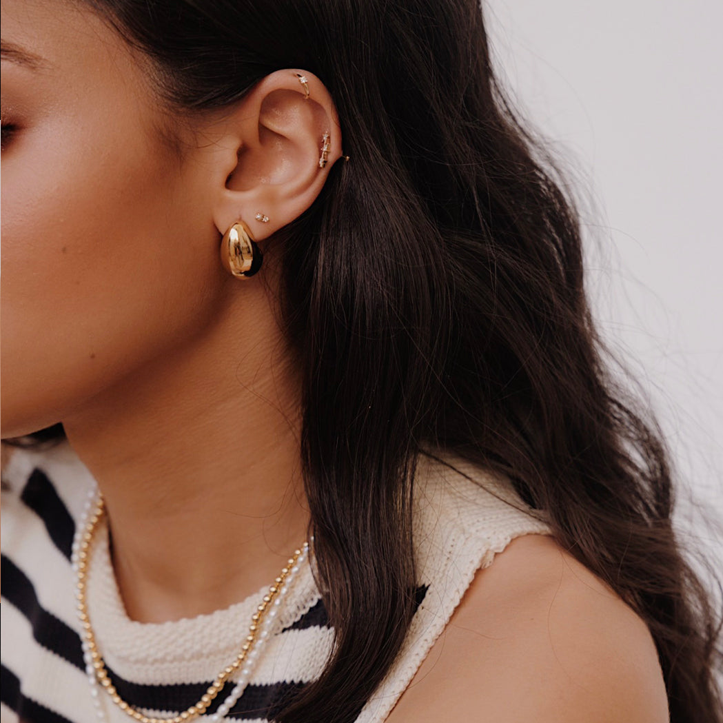 Boucles d'Oreilles Créoles Ines