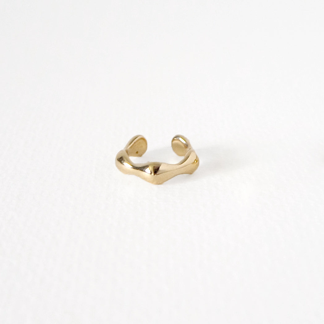 Irregular Ear Cuff - Gold