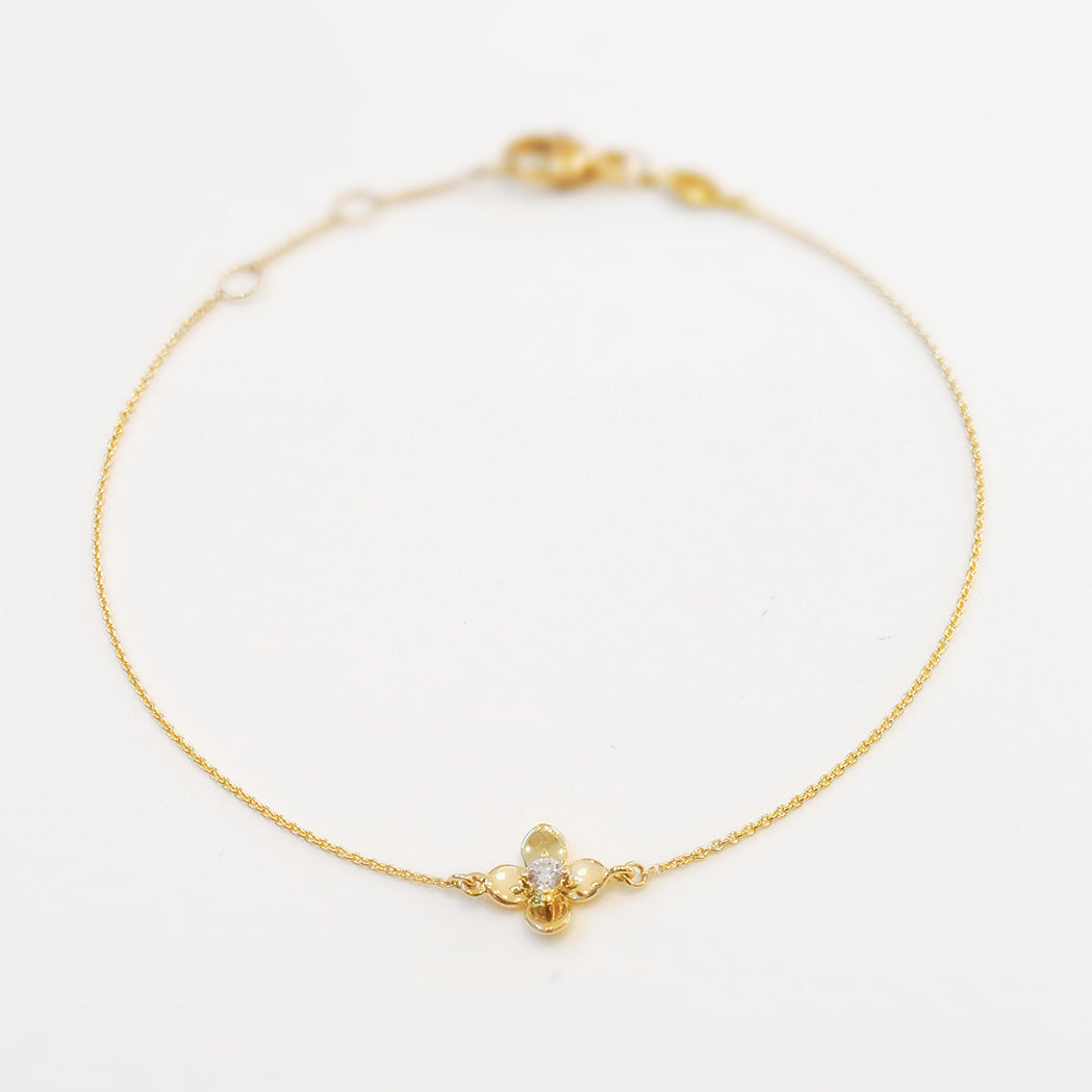 Armband Lily - Gold & Diamanten
