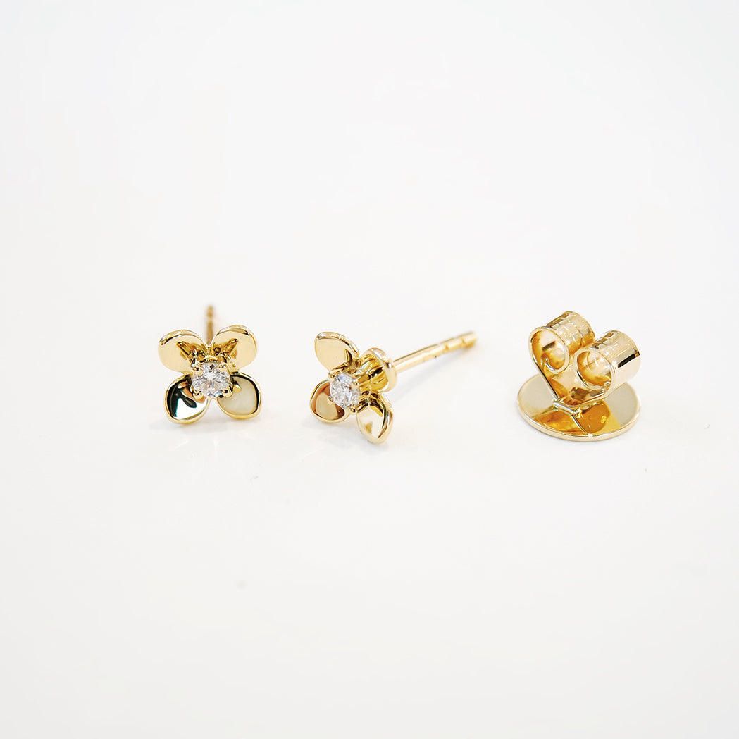 Ohrringe Lily – Gold & Diamanten