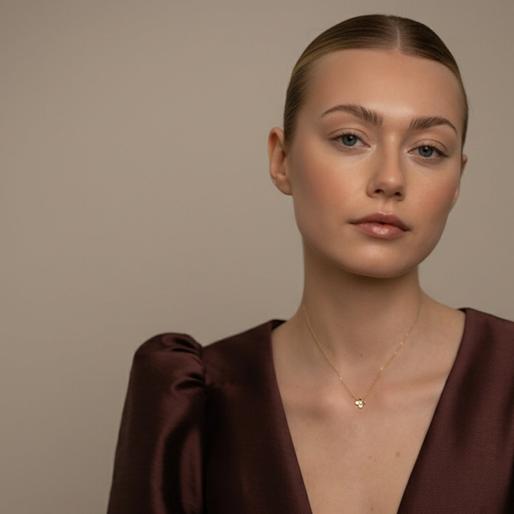 Halskette Lily – Gold & Diamant