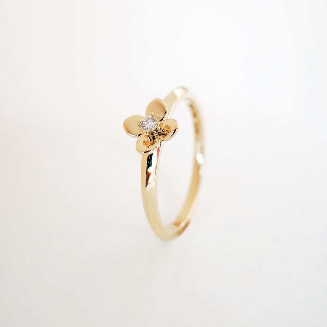 Ring Lily - Gold & Diamant