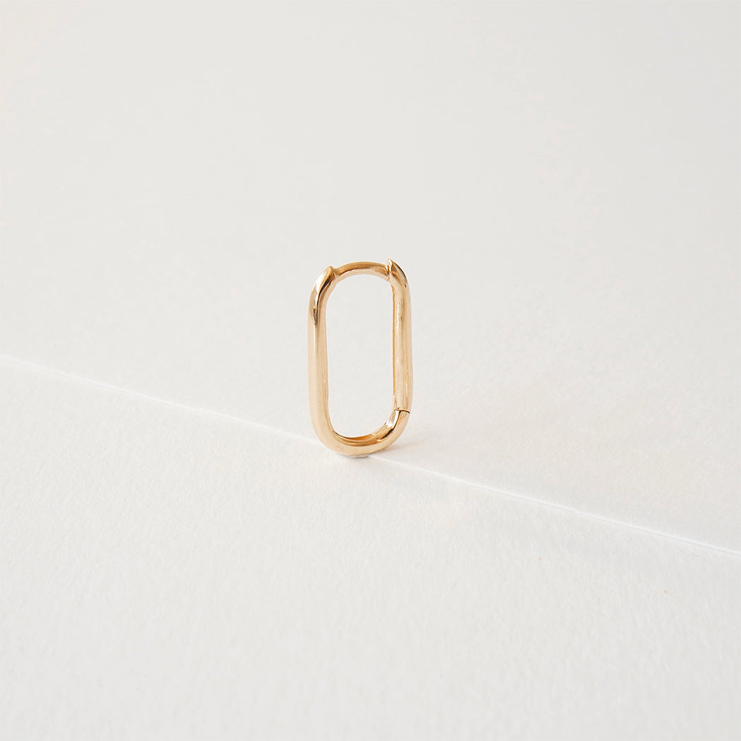 Gold Long Creole Earring - By unit