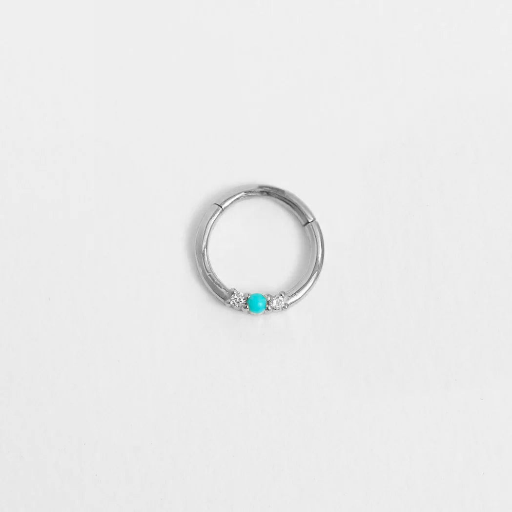 Lou Piercing Ring in Gold, Diamonds & Precious Stones