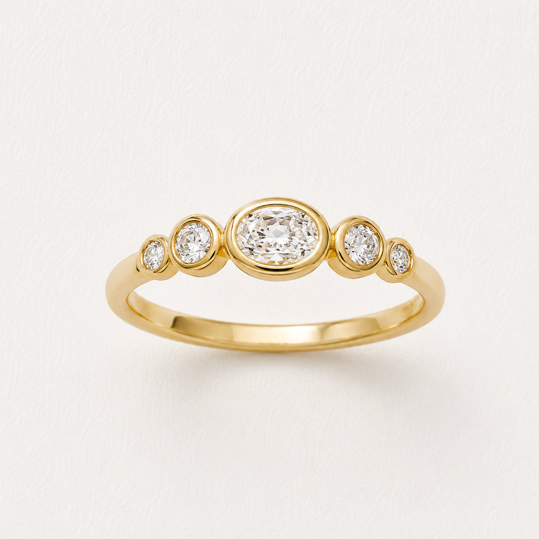 Luna Ring - Gold & Diamanten