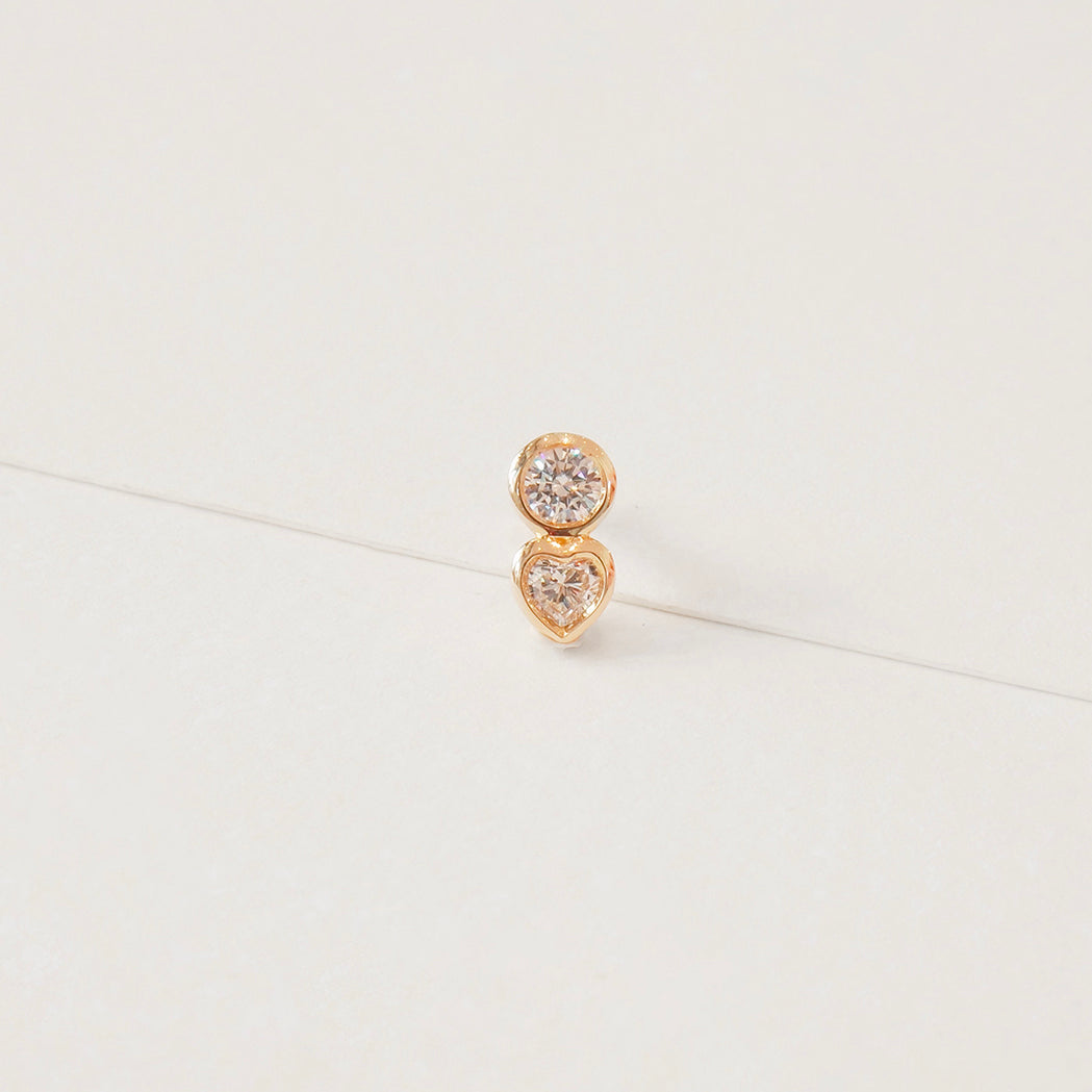 Minnie Ear Piercing - Gold & Diamonds