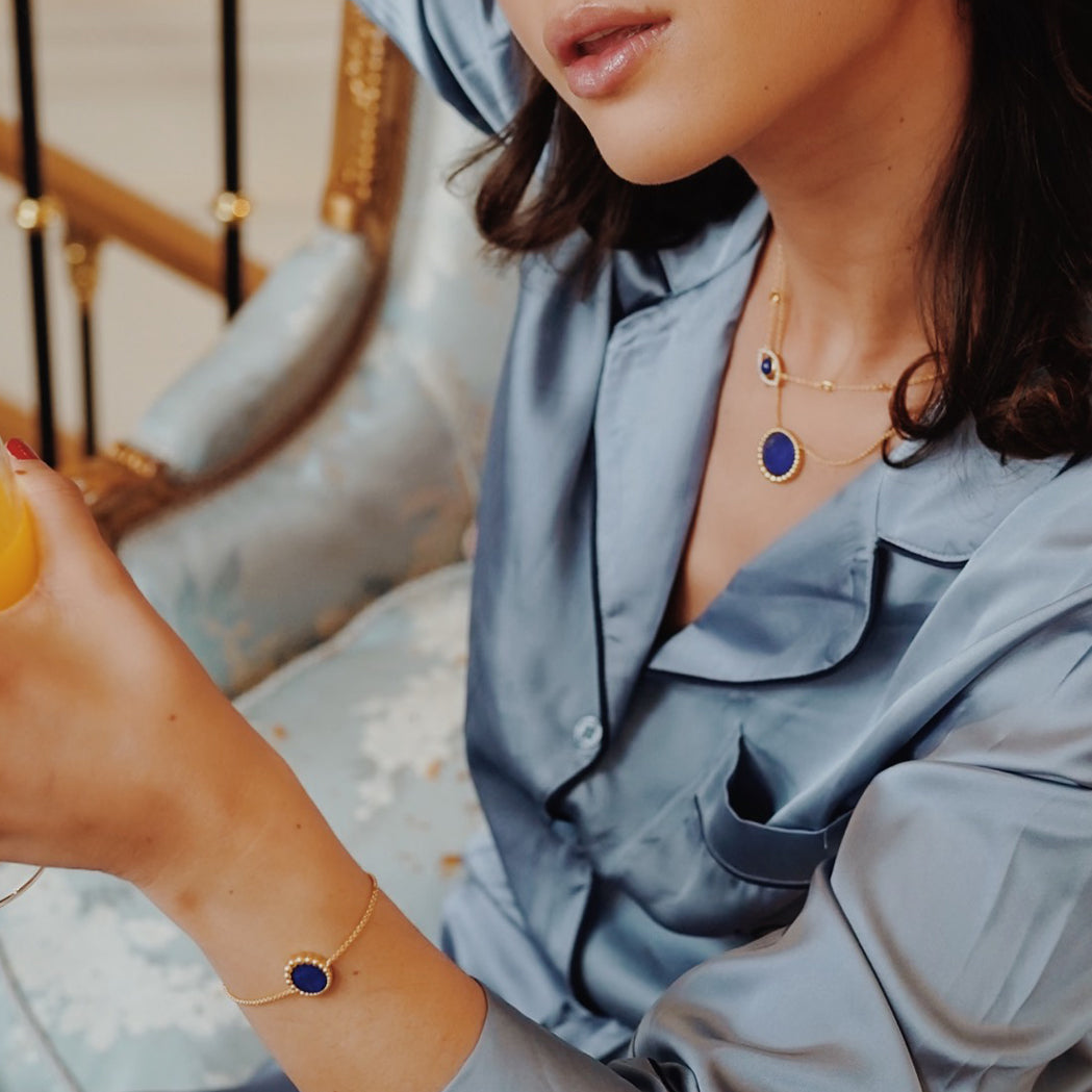 Perlato Bracelet - Lapis Lazuli