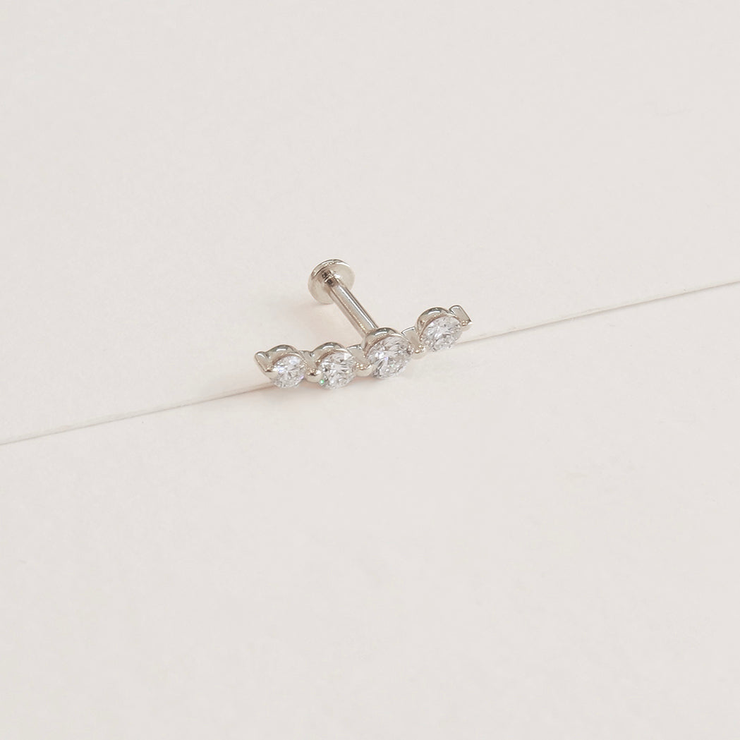 Orion Ear Piercing - Gold & Diamonds