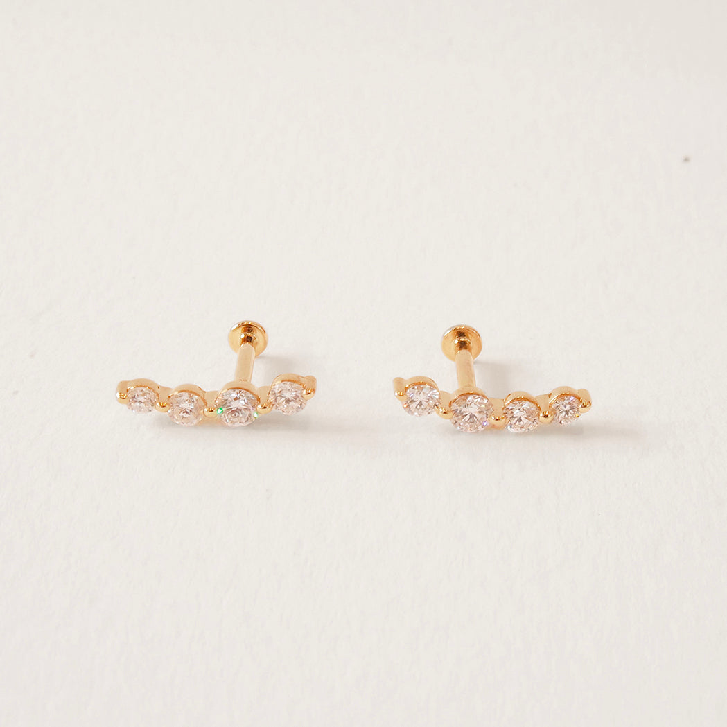 Orion Ear Piercing - Gold & Diamonds
