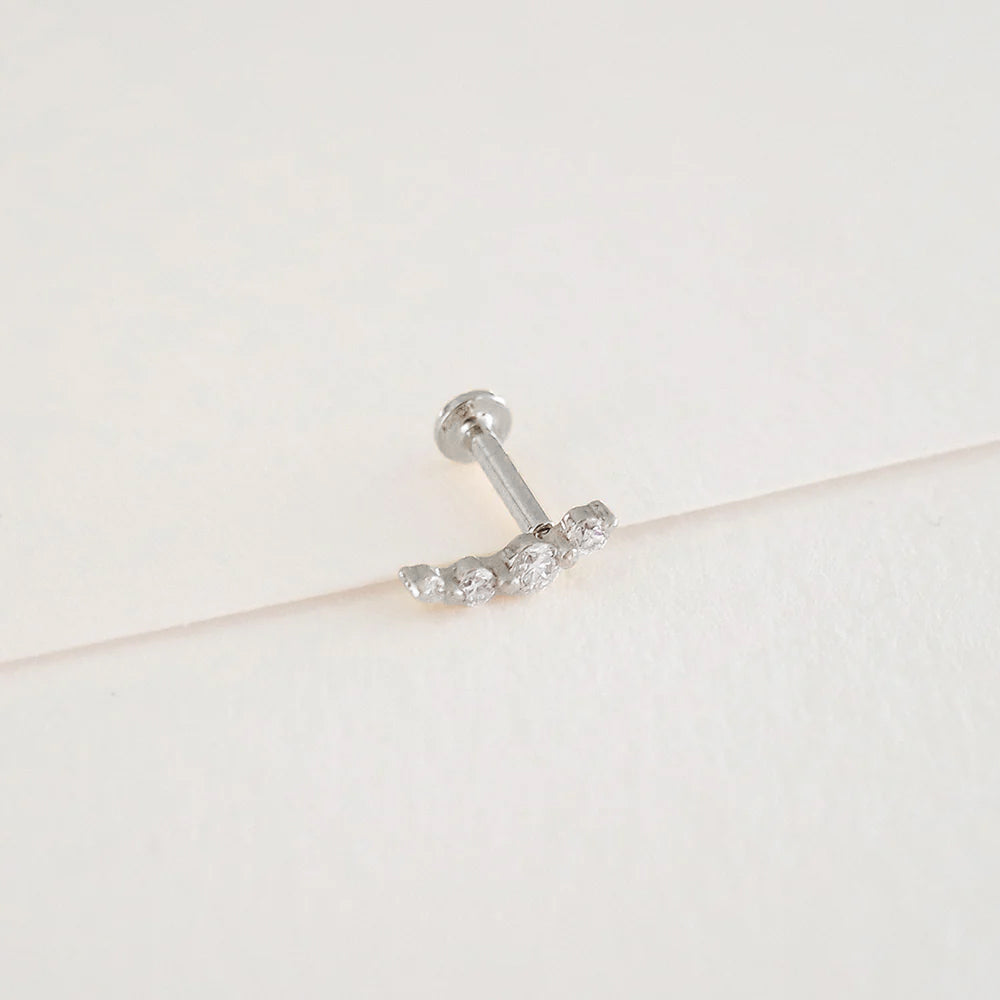 Orion Ear Piercing - Gold & Diamonds - Small