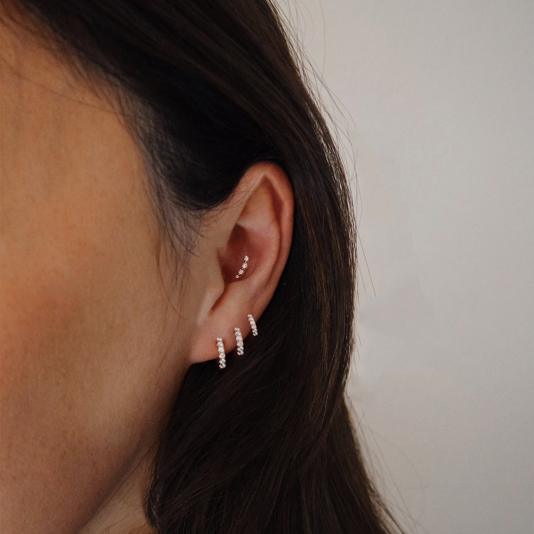 Orion Ear Piercing - Gold & Diamonds - Small