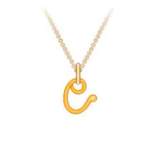 Initiale Gold Pendant