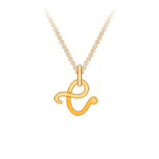 Initiale Gold Pendant