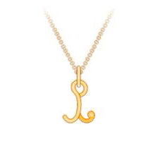 Initiale Gold Pendant