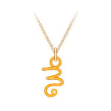 Initiale Gold Pendant